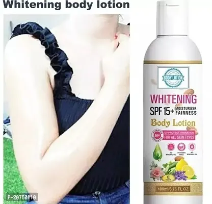 Whitening Body Lotion On SPF15+ Skin Lighten  Brightening Body Lotion Cream (100 Ml) Pack Of 1 Lotion  Creams