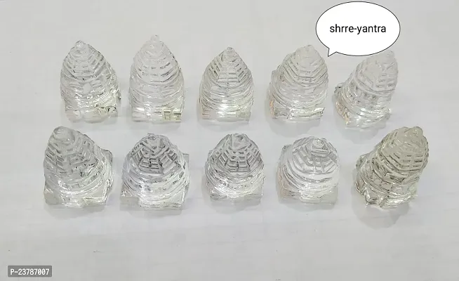 Fully Energized Pure Himalayan Crystal Sri Meru Chakra Yantra (1 Piece)-thumb0