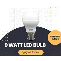 LAZYwindow 9 Watt LED Bulb (Cool Day White) - Pack of 15+Surprise Gift-thumb1