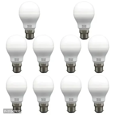 LAZYwindow 9 Watt LED Bulb (Cool Day White) Pack of 10+Surprise Gift