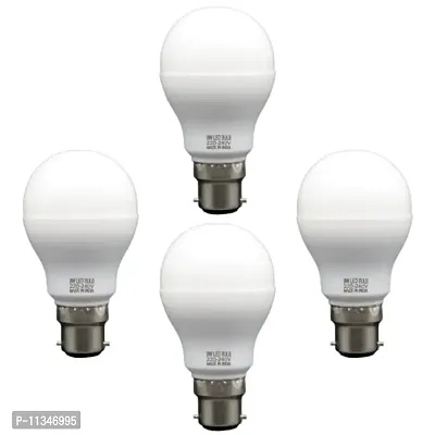 LAZYwindow 9 Watt LED Bulb (Cool Day White) - Pack of 4+Surprise Gift