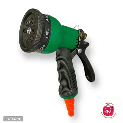 Garden Hose Nozzle Water Spray Gun for Gardening, Flower, Plants, Lawn| Multi Functional Cleaning, Showering Pet and Washing Cars-thumb0