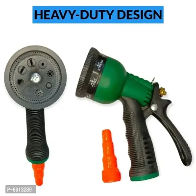 Garden Hose Nozzle Water Spray Gun for Gardening, Flower, Plants, Lawn| Multi Functional Cleaning, Showering Pet and Washing Cars-thumb4