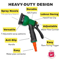 Garden Hose Nozzle Water Spray Gun for Gardening, Flower, Plants, Lawn| Multi Functional Cleaning, Showering Pet and Washing Cars-thumb2