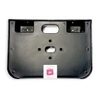 Black Big size Pvc Set Top Box Stand With 2 Remote Holder (screws included)-thumb1