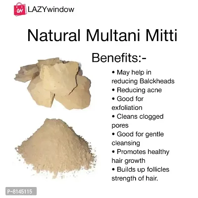 Natural and Pure Herbal Multani Mitti / Matti Powder Box packed 250gms-thumb3