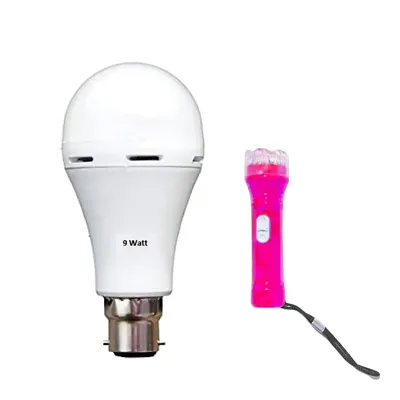 Rechargeable Emergency Inverter LED Bulb 12 Watt With Torch LIght