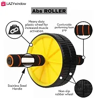 Anti Skid Double Wheel AB Roller for Abs Abdominal Core Workout Back Exercise-thumb4