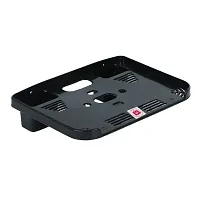 Black Pvc Set Top Box Stand With 2 Remote Holder-thumb4