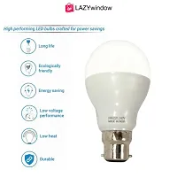 9 Watt LED Bulb (Cool Day White) - Pack of 8+Surprise Gift-thumb2
