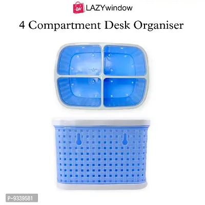 Compartment Plastic Utensils Holder / Desk Organiser for Spo-thumb4