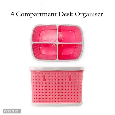 Compartment Plastic Utensils Holder / Desk Organiser for Spo-thumb2