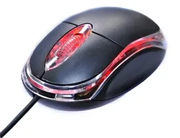 Optical wired mouse plug  play wired USB optical mouse (USB 2.0, Black)-thumb2