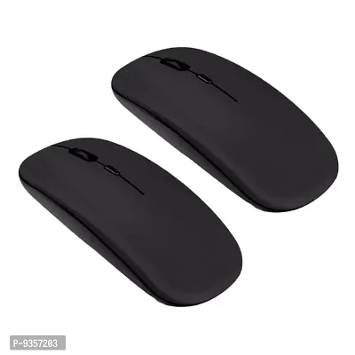 Wireless Bluetooth Mouse With Dongle And Adjustable DPI (5GHz Wireless, Black)-thumb0