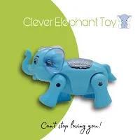 Premium High Quality Clever Elephent Battery Operated Walking Elephant Funny With Light  Sound Kids-thumb1