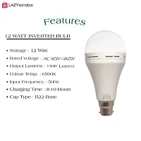 12 Watt Rechargeable Emergency Inverter Led Bulb Pack Of 3-thumb4