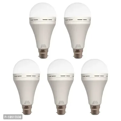 12 watt Rechargeable Emergency Inverter LED Bulb Pack of 5-thumb0