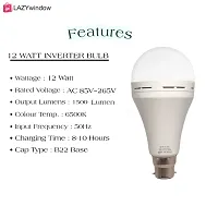 12 watt Rechargeable Emergency Inverter LED Bulb Pack of 5-thumb4