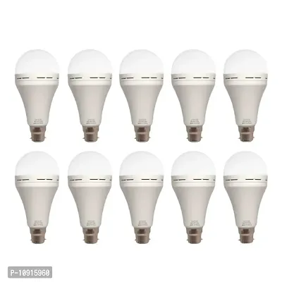 12 watt Rechargeable Emergency Inverter LED Bulb Pack of 10