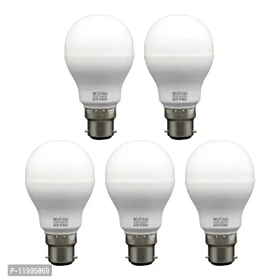 Premium 9 Watt LED Bulb (Cool Day White) - Pack of 5+Surprise Gift-thumb0