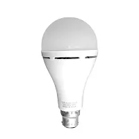 9 Watt Rechargeable Emergency Inverter LED Bulb Pack Of 4 + Superise Gift-thumb1