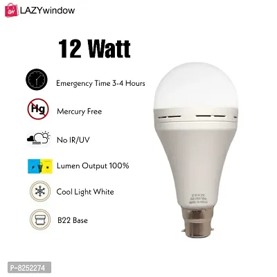 Rechargeable Emergency Inverter Led Bulb 12 Watt With Torch Light-thumb3