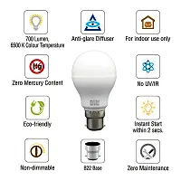 9 Watt LED Bulb (Cool Day White) - Pack of 8+Surprise Gift-thumb1