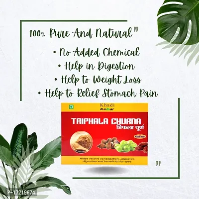 Khadi Kamal Herbal Triphala Churna Powder + Moringa Powder For Men And Women, 100% Pure Natural by LAZYwindow-thumb4