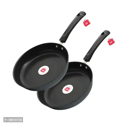 Premium Quality Nonstick Fry Pan, 22 cm, 1L (Base Gray) Combo Pack-thumb0