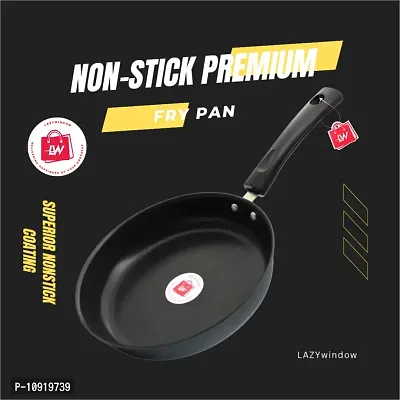 Premium Quality Nonstick Fry Pan, 22 cm, 1L (Base Gray) Combo Pack-thumb4