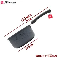 Premium Quality N + Tadka Pan (12cm Dia). Black-thumb2