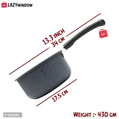 Premium Quality N + Tadka Pan (12cm Dia). Black-thumb3