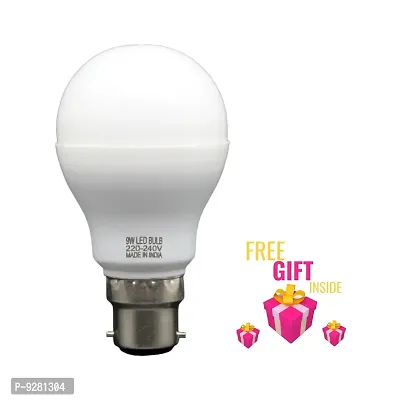 9 Watt LED Bulb (Cool Day White) - Pack of 1+Surprise Gift-thumb0