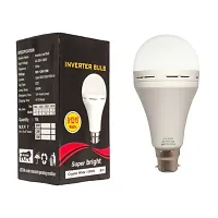 12 watt Rechargeable Emergency Inverter LED Bulb Pack of 8 +Surprise Gift-thumb1