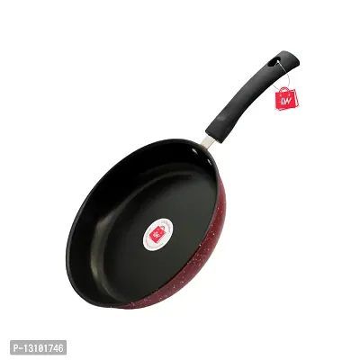 Premium Quality Nonstick Fry Pan, Dia - 22 cm, 1L  (Base colour RED)