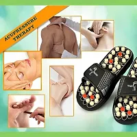 Yoga Paduka Acupressure and Magnetic Therapy Paduka Slippers for Full Body Blood Circulation-thumb1