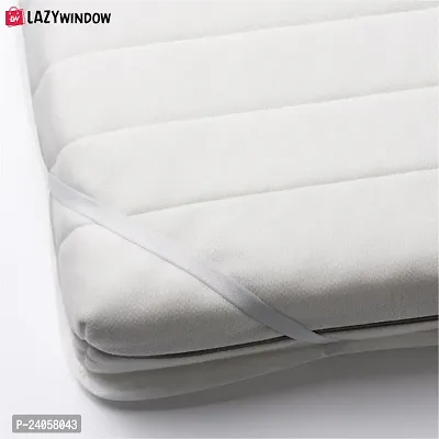 LAZYwindow Premium Quality Mattress Protector Waterproof Sheet 72x72 inch (Pack of 2)-thumb5