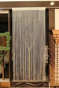 LAZYwindow Premium Quality Decorative Thread Curtain 4X9 feet-thumb3