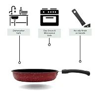 LAZYwindow Premium Quality Nonstick Cookware Combo - Souce Pan, Fry Pan.-thumb1