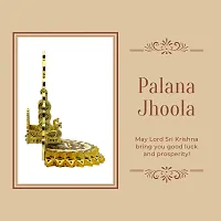 LAZYwindow Laddu Gopal Jhula, Krishna Swing Palana, Bal Gopal Thakorji Jhoola (Pack of 1)-thumb3