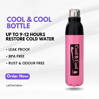 Premium Quality Plastic Insulated Water Bottle Pack Of 2-thumb4