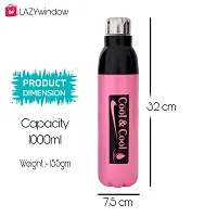 Premium Quality Plastic Insulated Water Bottle Pack Of 2-thumb2