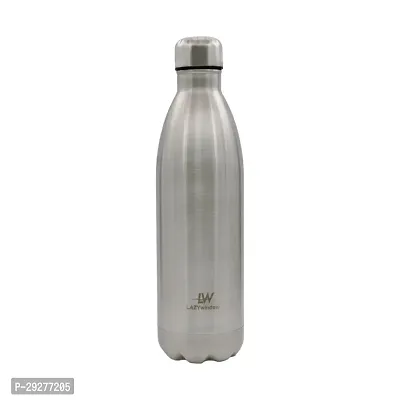LAZYwindow Double Wall Insulated Thermosteel Bottle | 304 Stainless Steel Water Bottle | Up To 50 Hrs Hot  Cold (1000ml)-thumb0