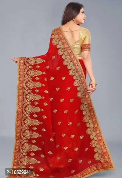 Women Beautiful Georgette Saree-thumb3