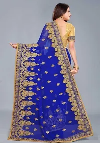 Women Beautiful Georgette Saree-thumb2