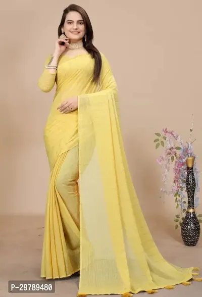 Beautiful Soft Georgette Saree With Blouse Piece