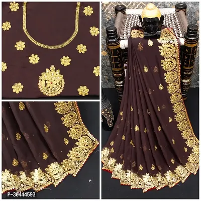 Beautifull Party Wear Georgettee Saree