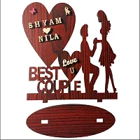 Custoised Gift Item for Your Loved Ones / Wooden Item Best Couple Gift (Pack of 1)-thumb2