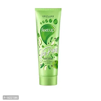 Ice Pops Cooling Foot Cream Green Apple  Mint 75gm (by Ori Flame)-thumb0