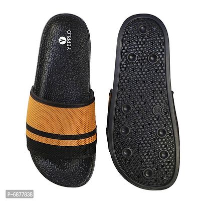 Buy Stylish Lightweight Waterproof Flexible Yellow Slippers For